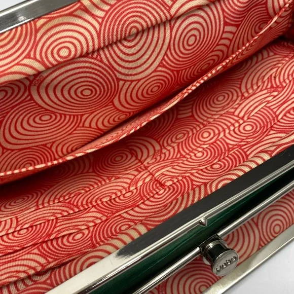 HOBO Lauren Green Bifold Leather Wallet - Picture 17 of 17